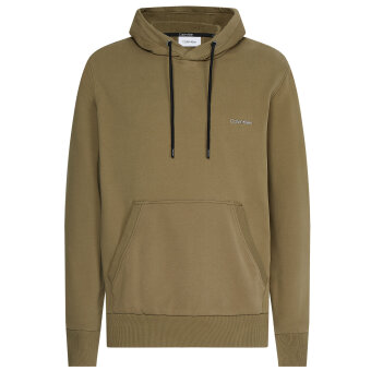 Calvin Klein - Calvin Klein - Organic chest logo hoodie | Hættetrøje Delta Green