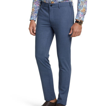 Meyer - Meyer - M5 wool pants | Uld Chino 6166 16 Blå