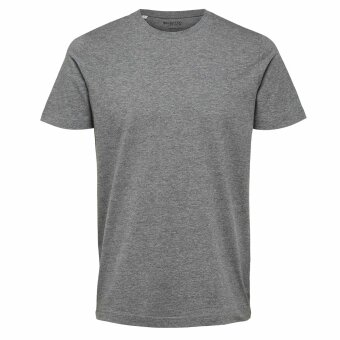 Selected - Norman tee | T-shirt Medium Grey Mel