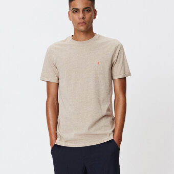 LES DEUX - Les Deux - Nørregaard tee | T-shirt Brown
