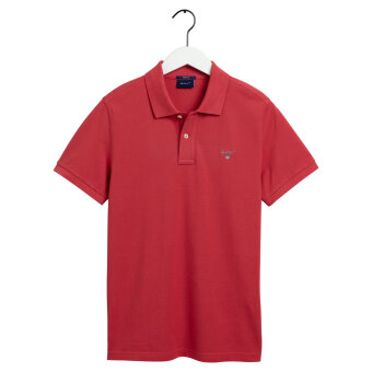 Gant - Gant - Solid Pique Rugger | Polo T-shirt Cardinal Red