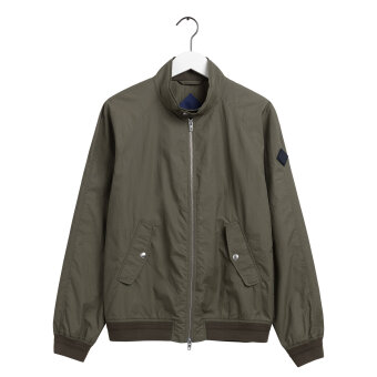 Gant - Gant - Nylon Harrington Jacket | Vindjakke Dark Leaf