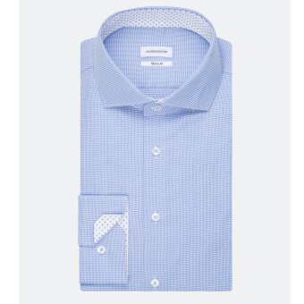 Seidensticker - Seidensticker - 698197 | Slim Fit Skjorte 13 Blå