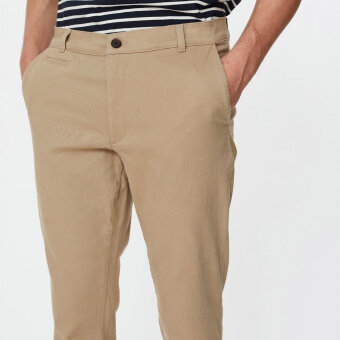 LES DEUX - Les Deux - Pascal chino pants | Bukser Dark Sand