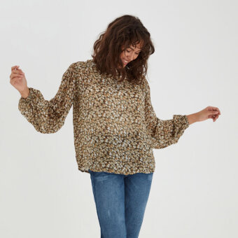 Pulz Jeans ( Dame )  - PULZ -  PZCORNELIA | Skjorte Desert Sage