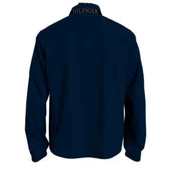 Tommy Hilfiger  - Tommy Hilfiger - Concealed Hood Jacket | Vindjakke Desert Sky