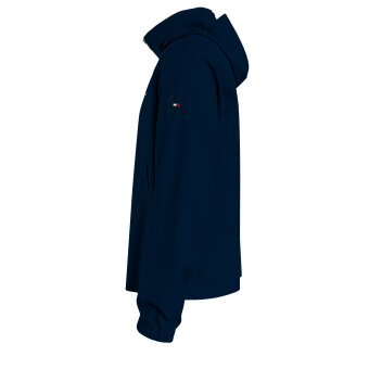 Tommy Hilfiger  - Tommy Hilfiger - Concealed Hood Jacket | Vindjakke Desert Sky
