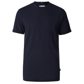 LES DEUX - Les deux - Brennon linen tee | T-shirt Dark Navy