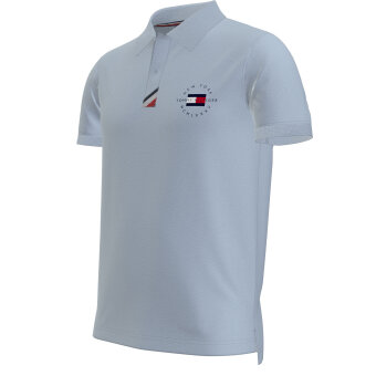 Tommy Hilfiger  - Tommy Hilfiger - Signature Placket Slim | Polo T-shirt Sweet Blue