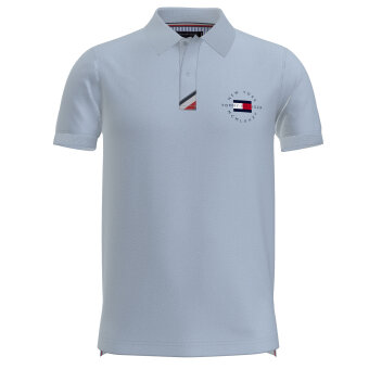 Tommy Hilfiger  - Tommy Hilfiger - Signature Placket Slim | Polo T-shirt Sweet Blue