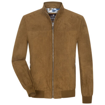 Milestone - Milestone - Rene leather jacket | Ruskindsjakke Havanna