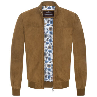 Milestone - Milestone - Rene leather jacket | Ruskindsjakke Havanna