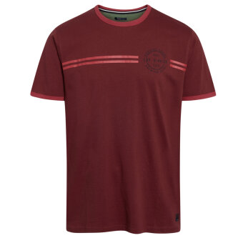 Signal - Signal - Aldo stripe organic tee | T-shirt red Club