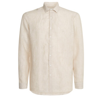 Calvin Klein - Calvin Klein - Linen solid shirt | Hørskjorte Bleached Stone