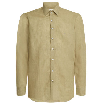 Calvin Klein - Calvin Klein - Linen solid shirt | Hørskjorte Seagrass