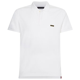 Tommy Hilfiger  - Tommy Hilfiger - Organic Cotton Slim Logo | Polo T-shirt White