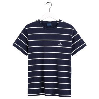 Gant - Gant - Breton stripe | T-shirt Evening Blue