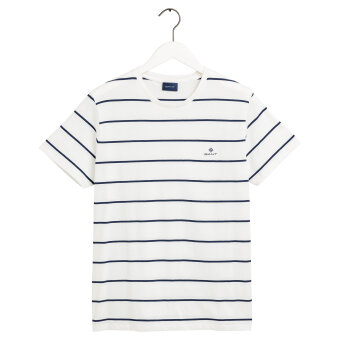 Gant - Gant - Breton stripe | T-shirt Eggshell
