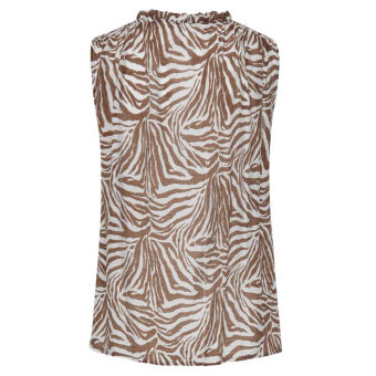 Pulz Jeans ( Dame )  - PULZ - PZBERETHE TO | TOP 200676 BROWN ANIMAL