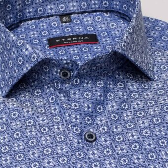 Eterna - Eterna - 3891 M C | K/Æ Modern fit skjorte 18 Blå