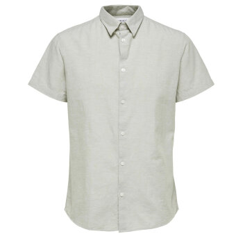 Selected - New-linen shirt ss | K/Æ Skjorte Tea