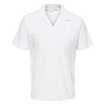 Selected - Albion polo ss | Polo T-shirt Bright White