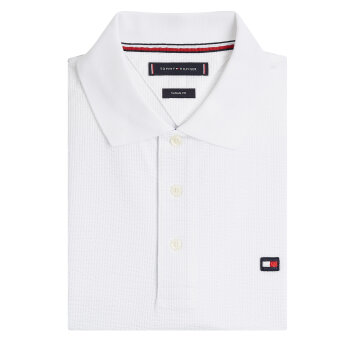 Tommy Hilfiger  - Tommy HIlfiger - Seersucker Polo | Polo T-shirt White