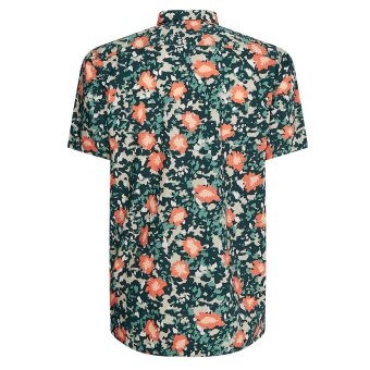 Tommy Hilfiger  - Tommy Hilfiger - Camo shirt | K/Æ Skjorte Glazed Green