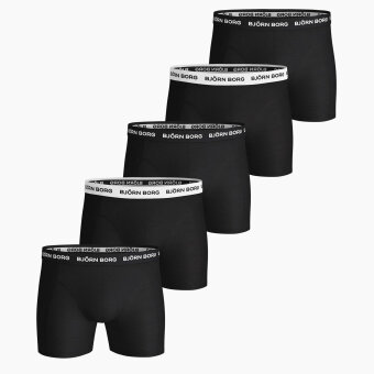 Bjørn Borg - Bjørn Borg - 5 Pack | Tights Black