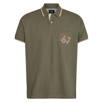 Signal - Signal - Ethan | Polo T-shirt Forest Melange