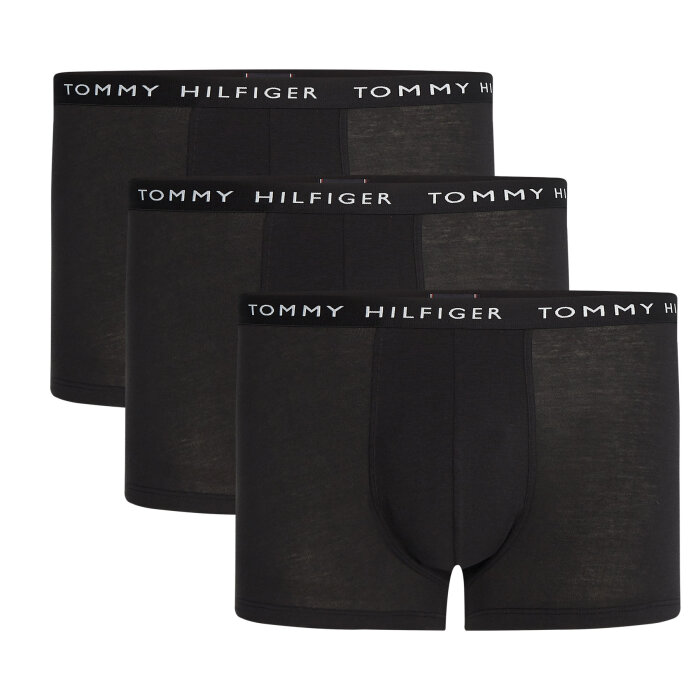 Tommy Hilfiger  - Tommy Hilfiger - 3pk trunk | Tights 0VI Sort