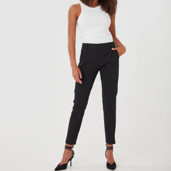 Pulz Jeans ( Dame )  - PULZ - PZBINDY | Bukser Black