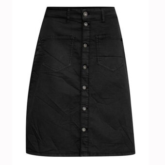 Pulz Jeans ( Dame )  - PULZ - PZDITTE SK | NEDERDEL BLACK BEAUTY