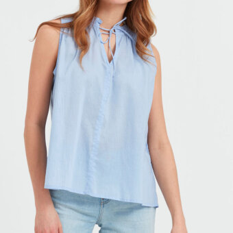 Pulz Jeans ( Dame )  - PULZ - PZSAVANNAH | TOP BRUNNERA BLUE