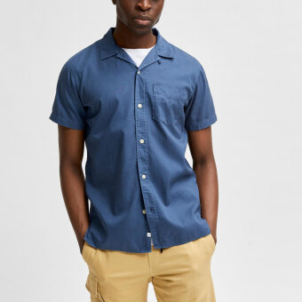Selected Soft cuban shirt ss