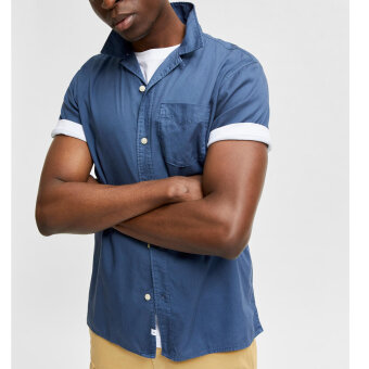 Selected Soft cuban shirt ss