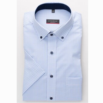 Eterna - Eterna - 8913 12 C143 | K/Æ Modern Fit Skjorte 12 Blå