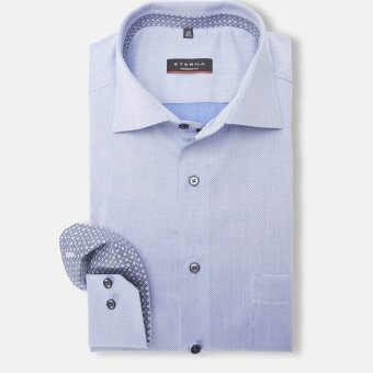 Eterna - Eterna - 3255 M | Modern fit Skjorte 15 Blå