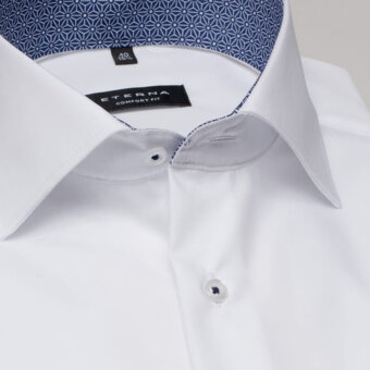 Eterna - Eterna - 3017 C | K/Æ Comfort fit skjorte 00 Hvid