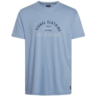 Signal - Signal - Alvin Space Stripe tee | T-shirt Pond Blue