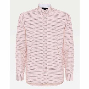 Tommy Hilfiger  - Tommy Hilfiger - Micro dotted shirt | Skjorte Primary Red