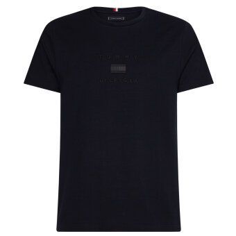 Tommy Hilfiger  - Tommy Hilfiger - Organic flag tee | T-shirt Desert Sky
