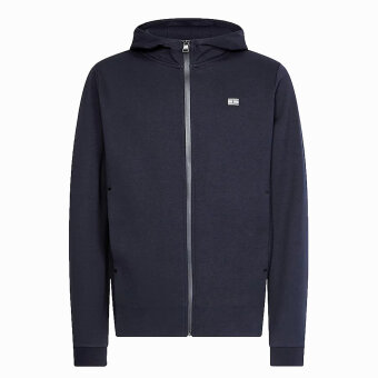 Tommy Hilfiger  - Tommy Hilfiger - Essential zip thru hoodie | Hættetrøje desert sky