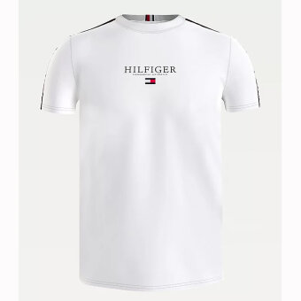 Tommy Hilfiger  - Tommy Hilfiger - Organic Taped tee | T-shirt White