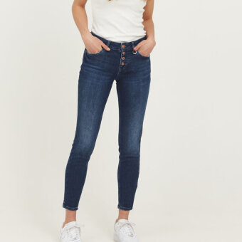 Pulz Jeans ( Dame )  - PULZ - PZANNA | JEANS DARK BLUE D SÆ NOS