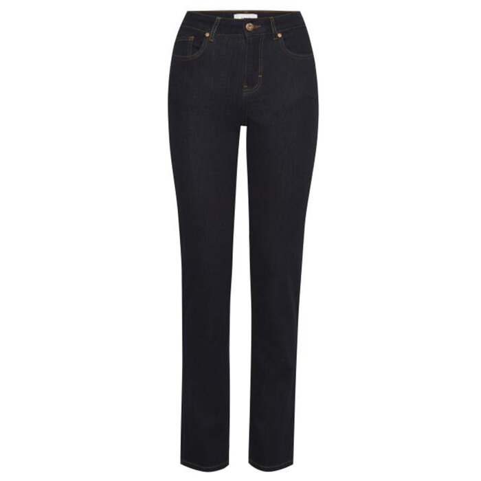 Pulz Jeans ( Dame )  - PULZ - PZEMMA | Jeans Straight Leg Raw Blue Denim