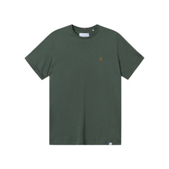 LES DEUX - Les Deux - Nørregaard tee | T-shirt  Grøn-Orange