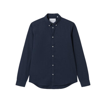 LES DEUX - Les Deux - Harrison brushed | Skjorte Dark navy