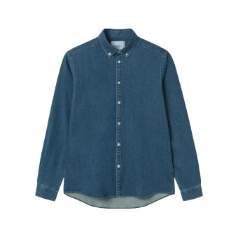 LES DEUX - Les Deux - Bill | Skjorte Denim Blue