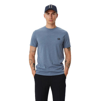 LES DEUX - Les Deux - Piece tee | T-shirt CHINA BLUE MELANGE
